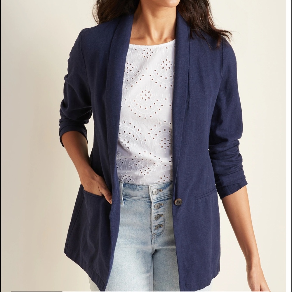 OLD NAVY Linen Blend Women’s Blazer - NWT- size S